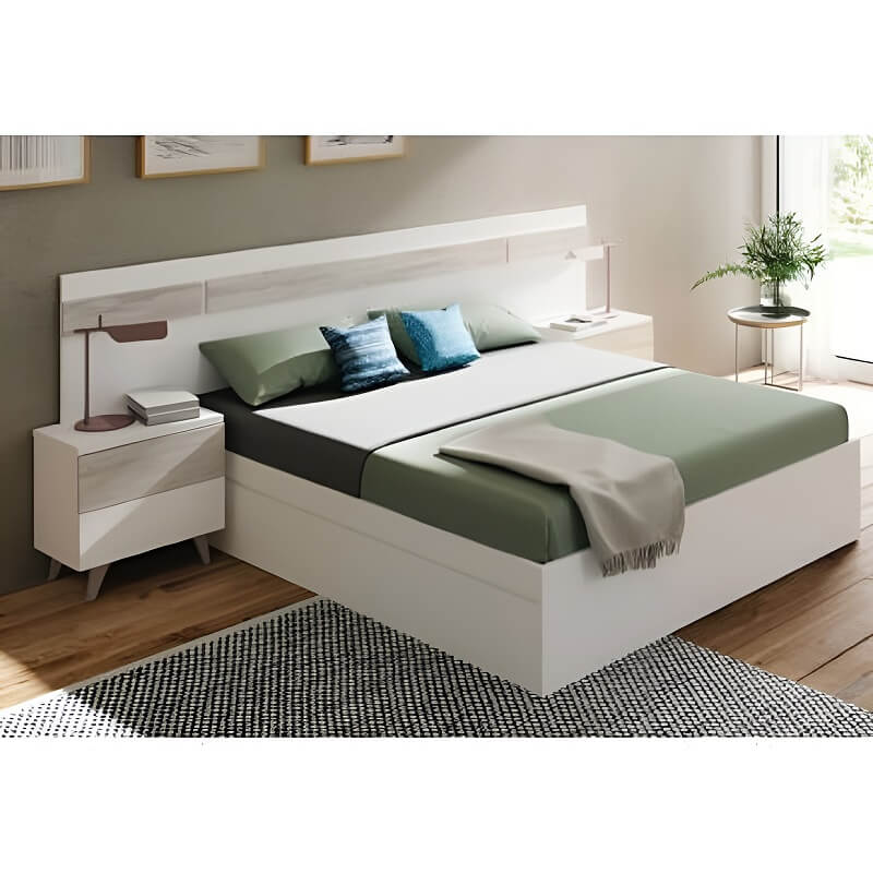 Mẫu giường ngủ gỗ MDF - 15+ mẫu giường ngủ đẹp giá rẻ
