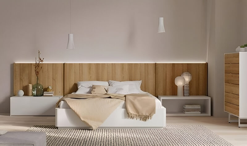 Mẫu giường ngủ gỗ MDF - 15+ mẫu giường ngủ đẹp giá rẻ