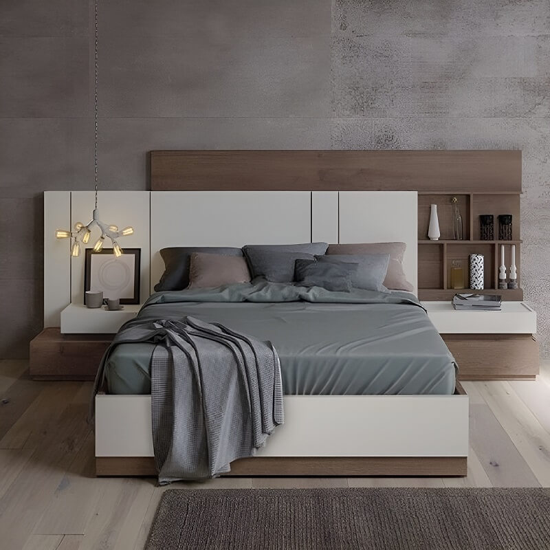 Mẫu giường ngủ gỗ MDF - 15+ mẫu giường ngủ đẹp giá rẻ