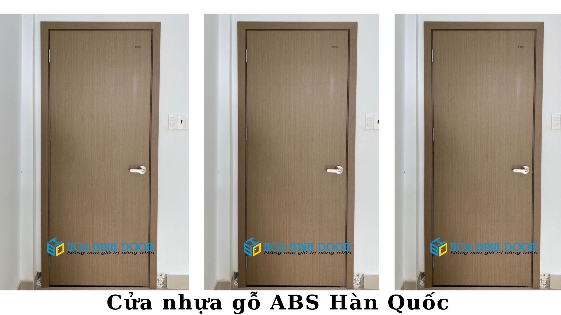 Báo giá cửa nhựa ABS Hàn Quốc mới nhất 2023 - Cửa nhựa giả gỗ