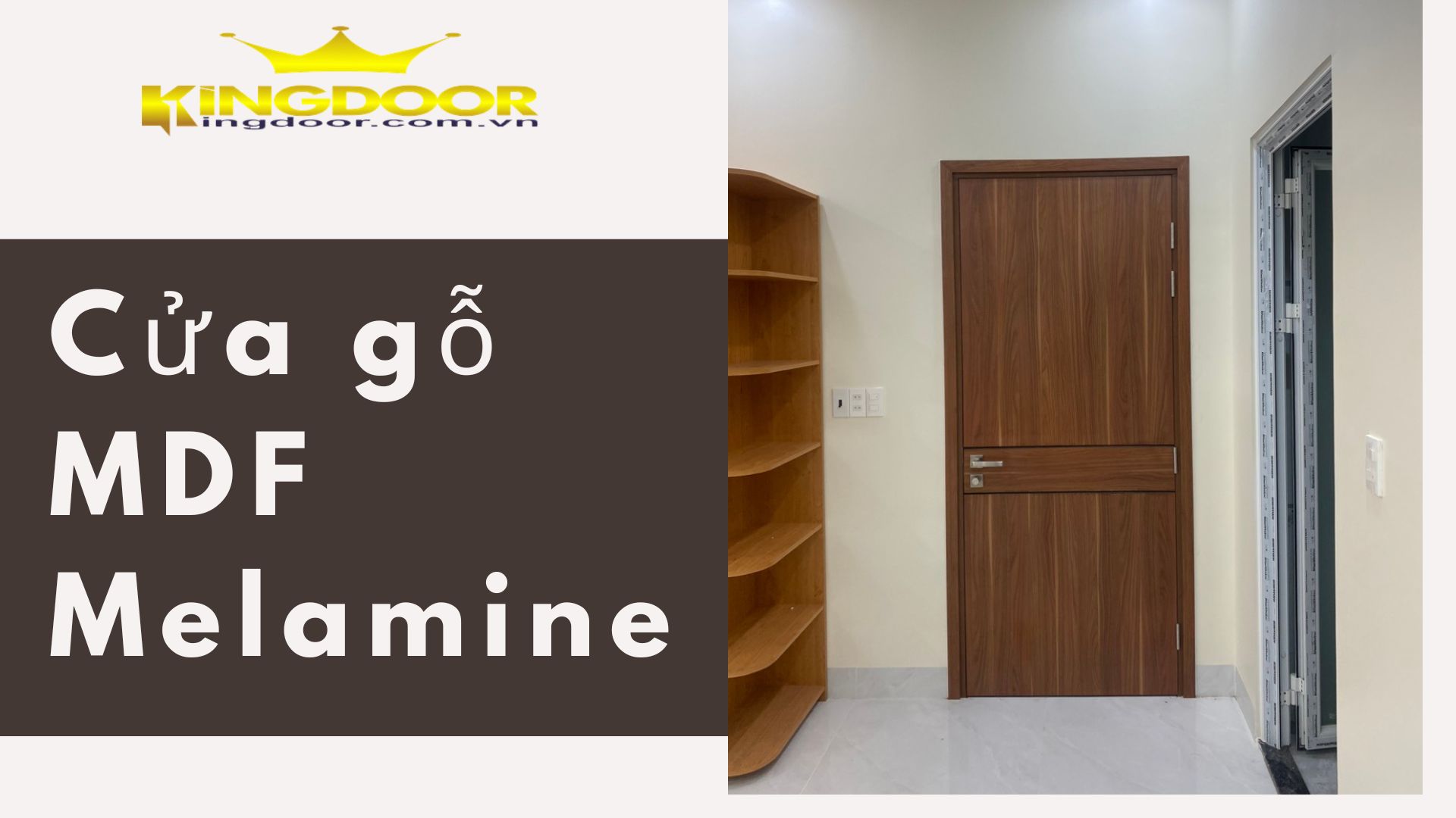 Mẫu cửa gỗ Melamine ván An Cường cao cấp