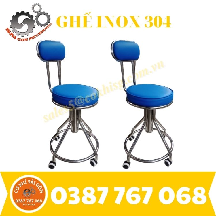 Ghế thí nghiệm inox phòng sạch