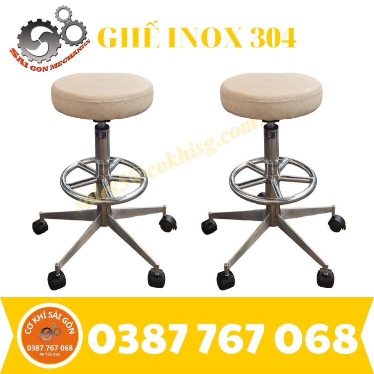 Ghế thí nghiệm inox phòng sạch