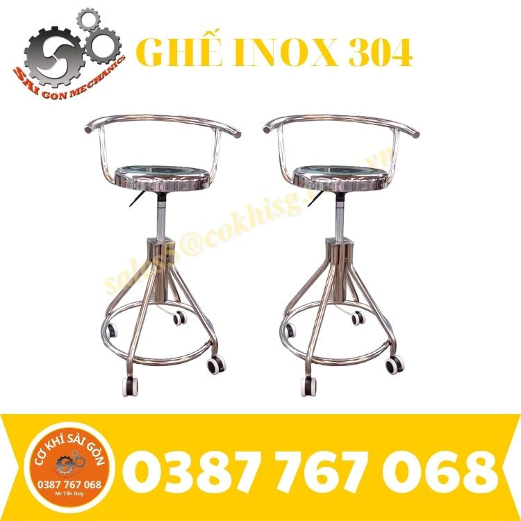 Ghế thí nghiệm inox phòng sạch