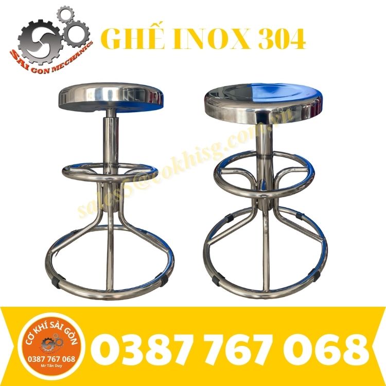 Ghế thí nghiệm inox phòng sạch