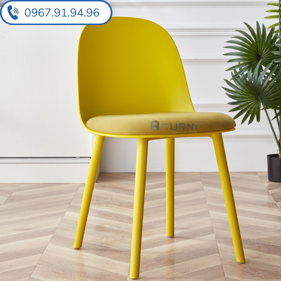 Ghế ăn nhựa PP giá rẻ kiểu dáng hiện đại CC1553-F1  Nội Thất Furni