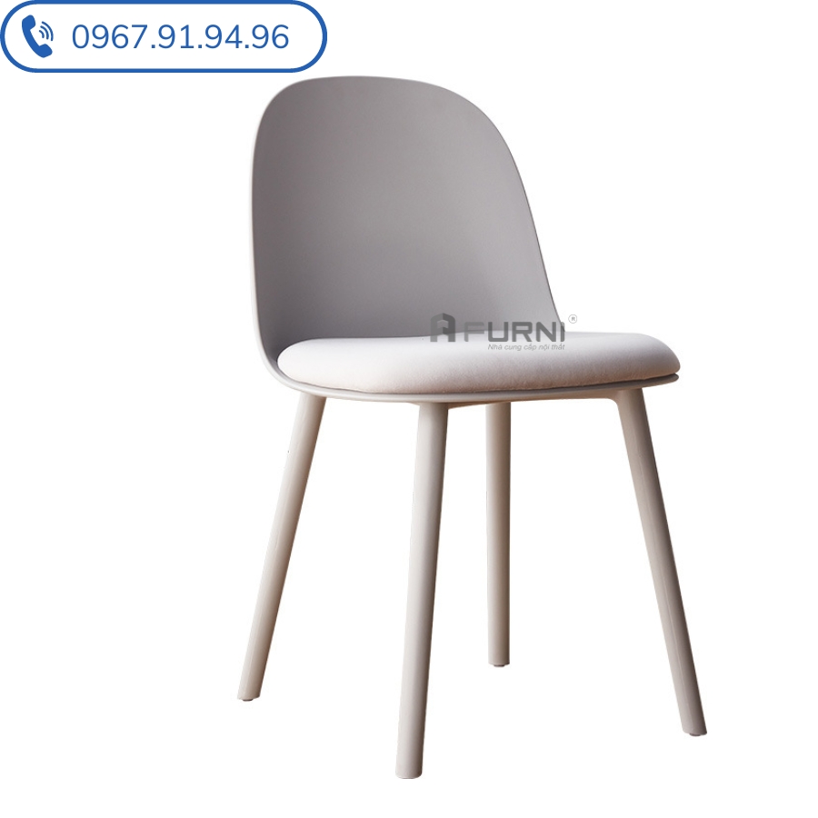 Ghế ăn nhựa PP giá rẻ kiểu dáng hiện đại CC1553-F1  Nội Thất Furni