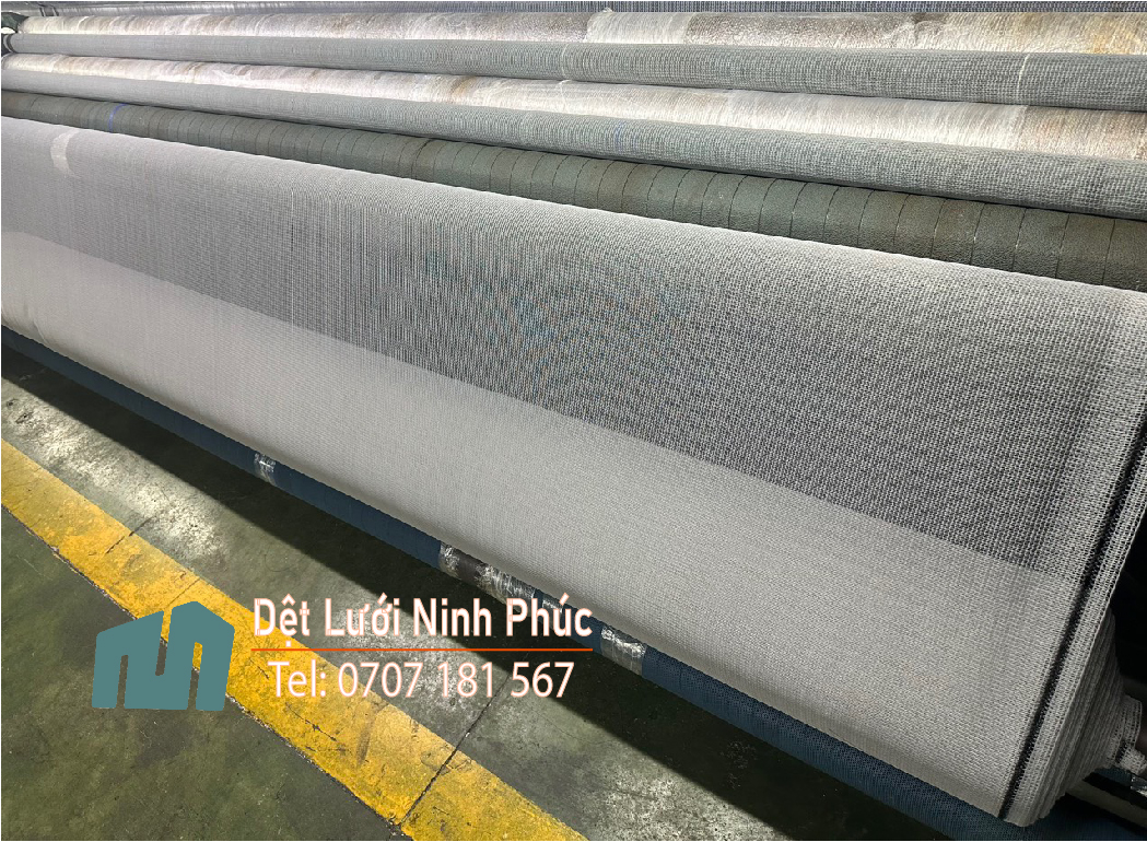 Lưới công trình - bao che chắn bụi màu xám - grey