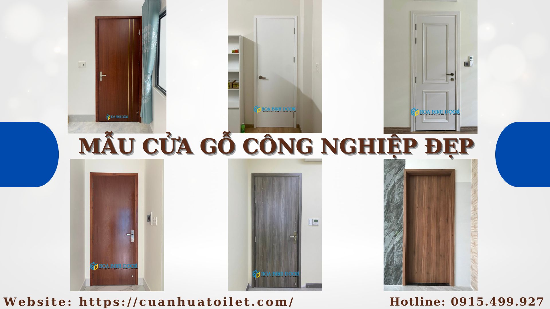 Mẫu cửa gỗ công nghiệp đẹp tháng 10/2023 - Cửa gỗ phòng ngủ