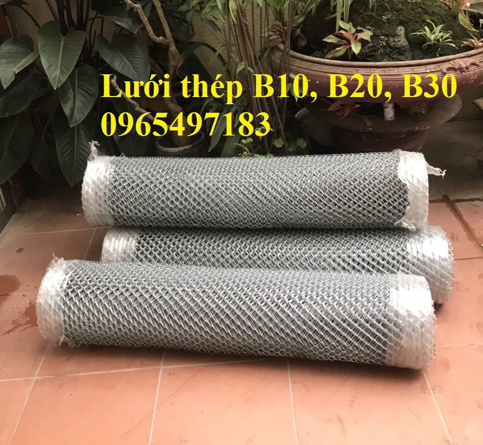 Lưới thép B10, B20 mạ kẽm khổ 1m, 1.2m dài 10m có sẵn tại Hà Nội