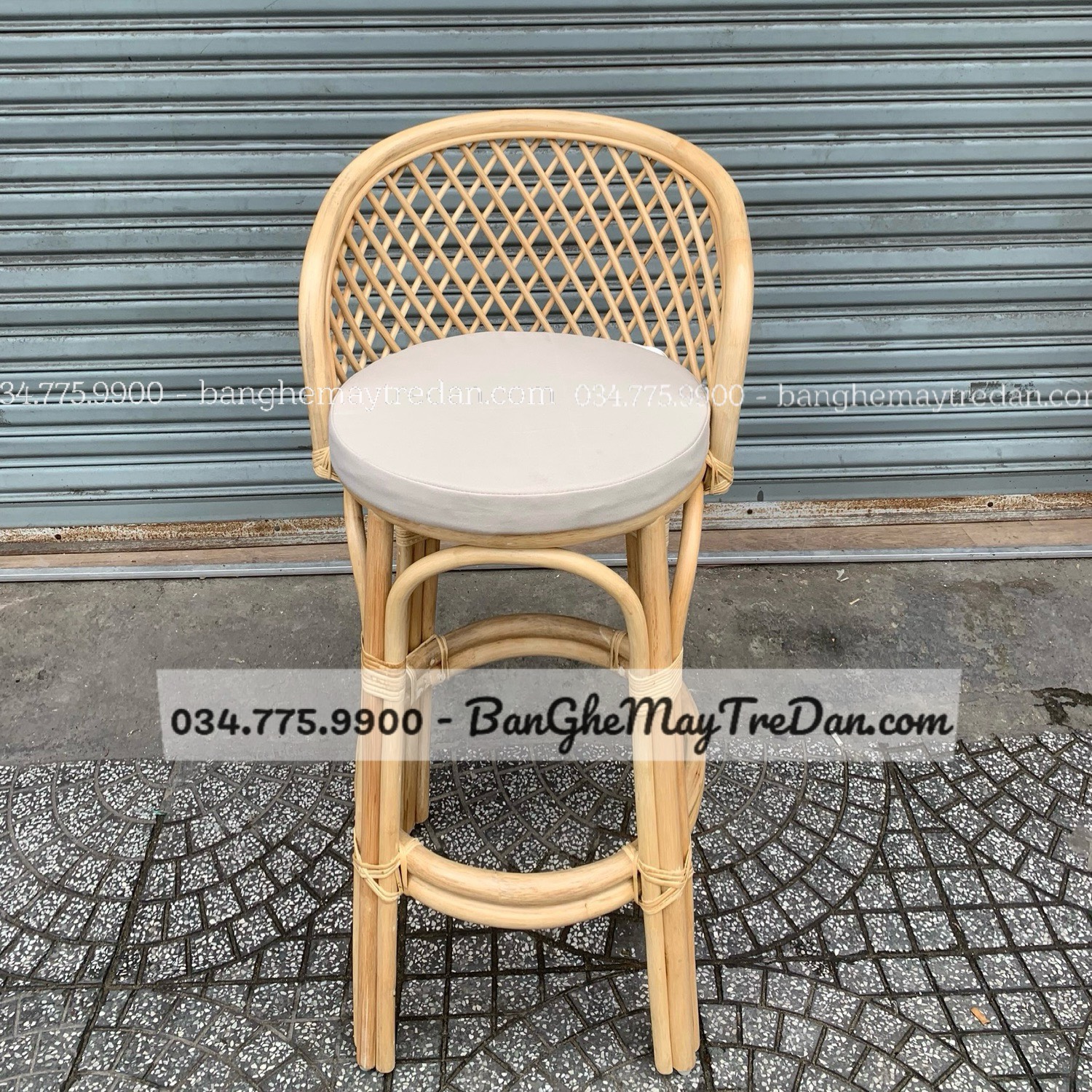 Ghế bàn đảo bằng mây tre lá - Giá tốt tại TP HCM