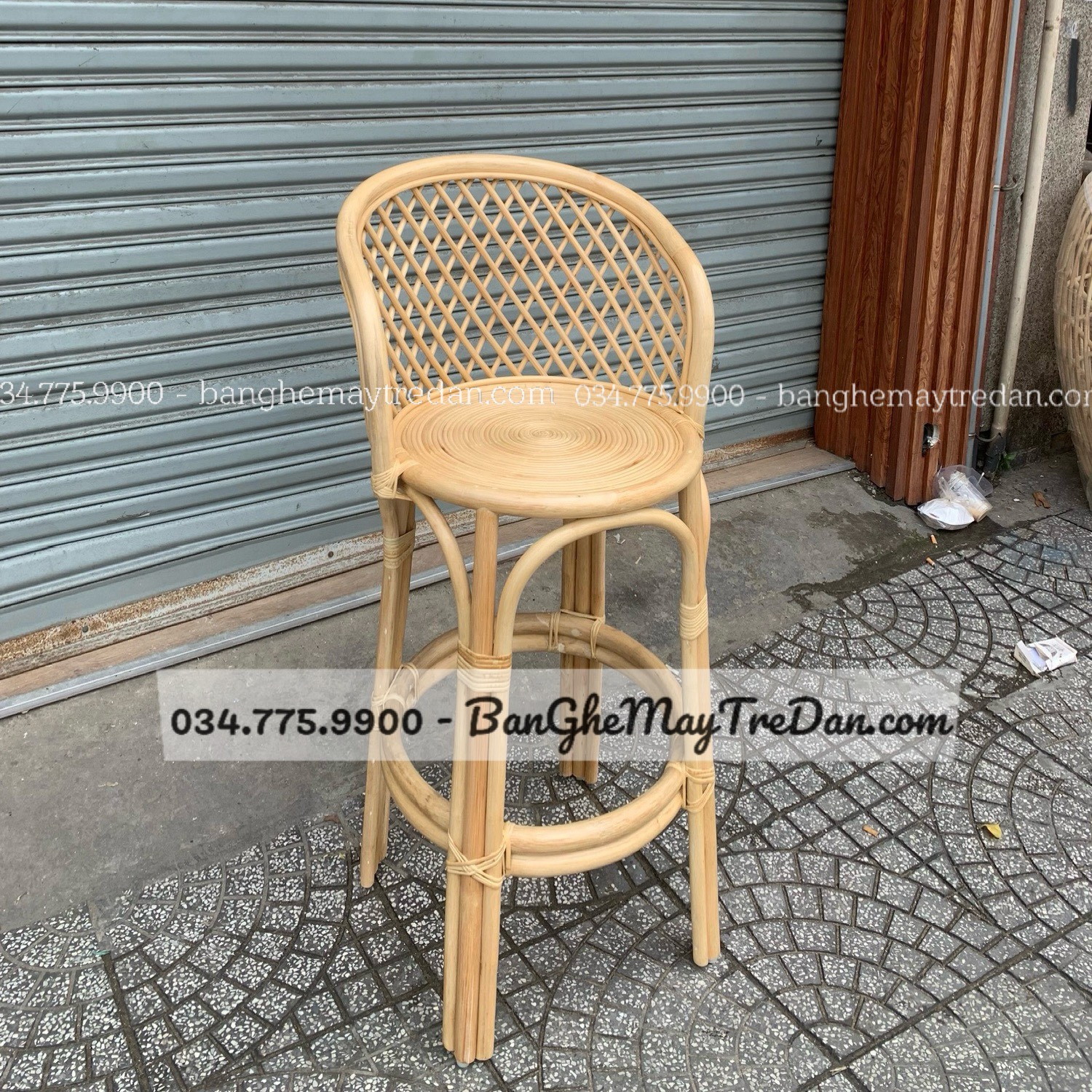 Ghế bàn đảo bằng mây tre lá - Giá tốt tại TP HCM