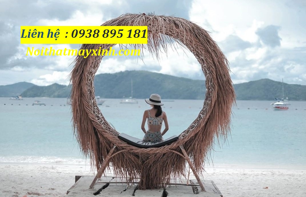 Ghế trái tim chụp hình sống ảo bằng mây giá rẻ toàn quốc