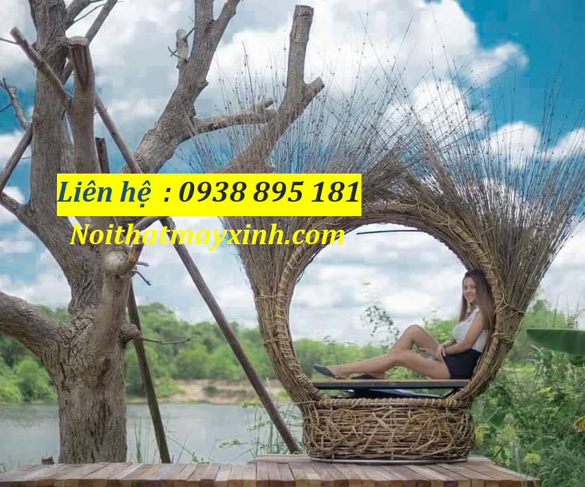 Ghế trái tim chụp hình sống ảo bằng mây giá rẻ toàn quốc