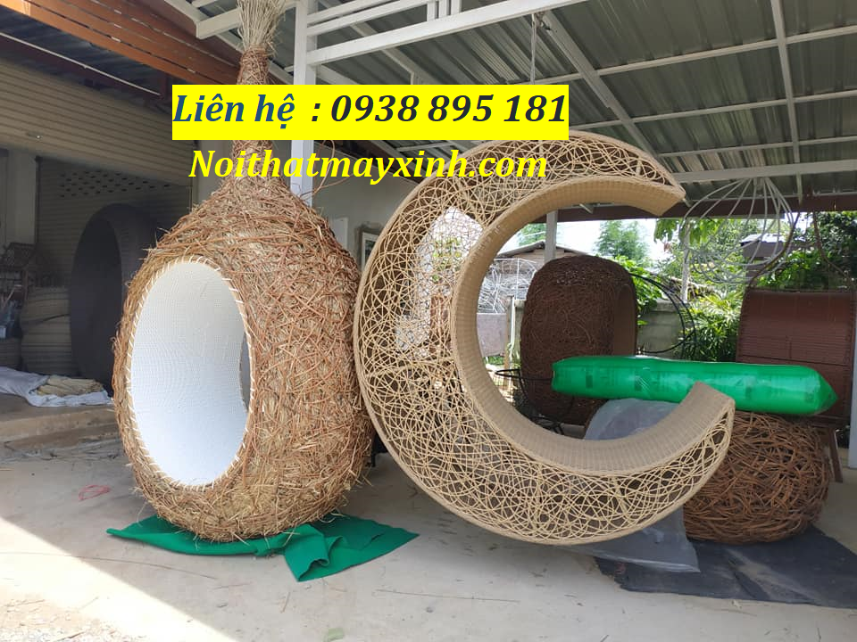 Ghế trái tim chụp hình sống ảo bằng mây giá rẻ toàn quốc