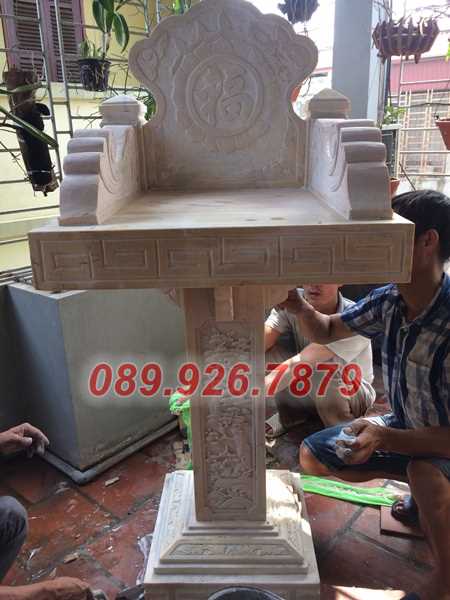 Bàn thờ thiên đá - Mẫu bàn thờ thiên đá thờ ông thiên bán Vĩnh Long
