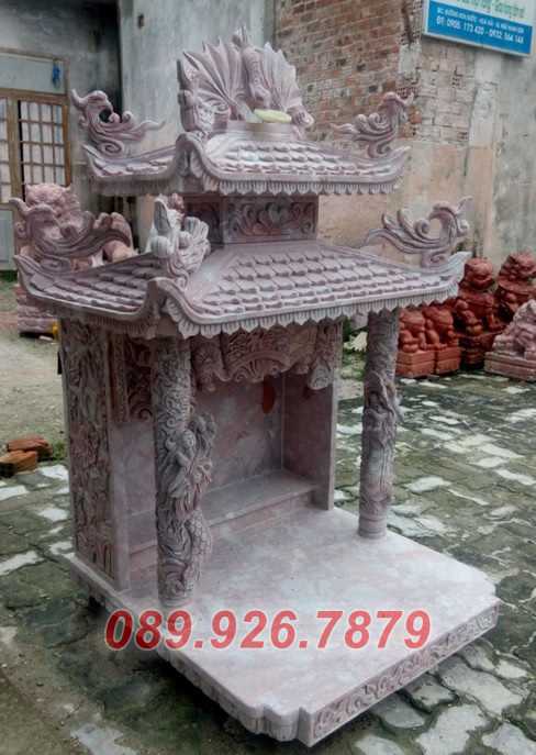 Mẫu trang thờ ông địa thần tài , phúc lộc thọ bằng đá bán Bạc Liêu