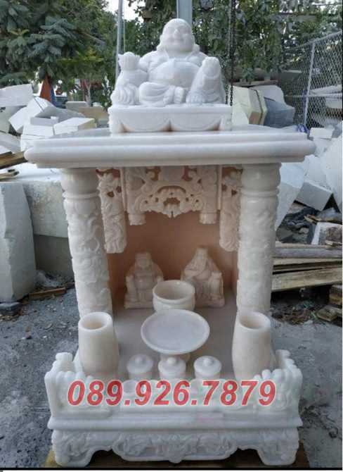 Mẫu trang thờ ông địa thần tài , phúc lộc thọ bằng đá bán Bạc Liêu
