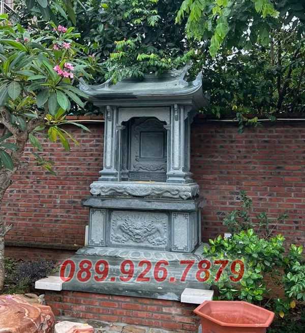 Mẫu am thờ cô hồn, để hủ tro hài cốt bằng đá có mái che bán Đắk Nông