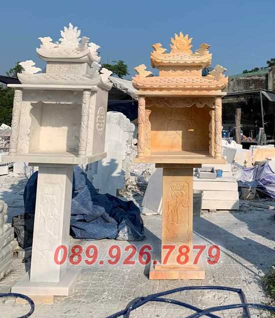 Mẫu am thờ ngoài trời có mái che bằng đá đẹp bán Đồng Nai