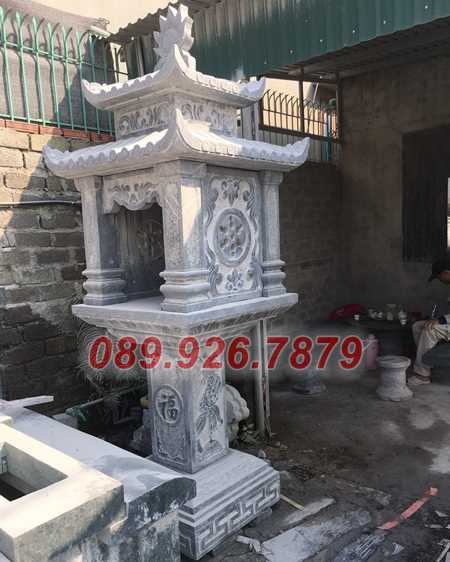 Mẫu am thờ để hủ tro cốt có mái che bằng đá bán Bình Phước