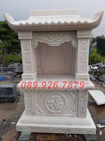 Mẫu am thờ để hủ tro cốt có mái che bằng đá bán Bình Phước
