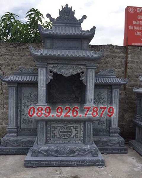 Mẫu miếu thờ thần linh ngoài trời có mái che đẹp bán Bà Rịa Vũng Tàu