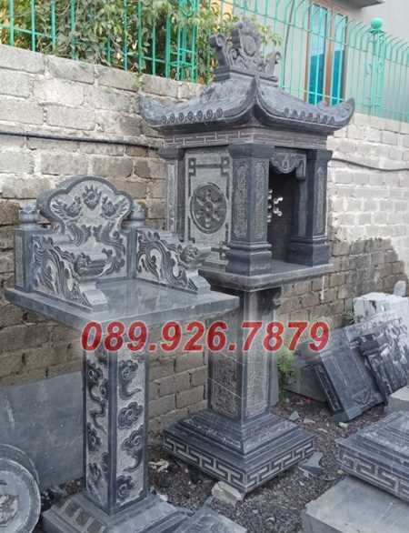 Mẫu miếu thờ thần linh ngoài trời có mái che đẹp bán Bà Rịa Vũng Tàu