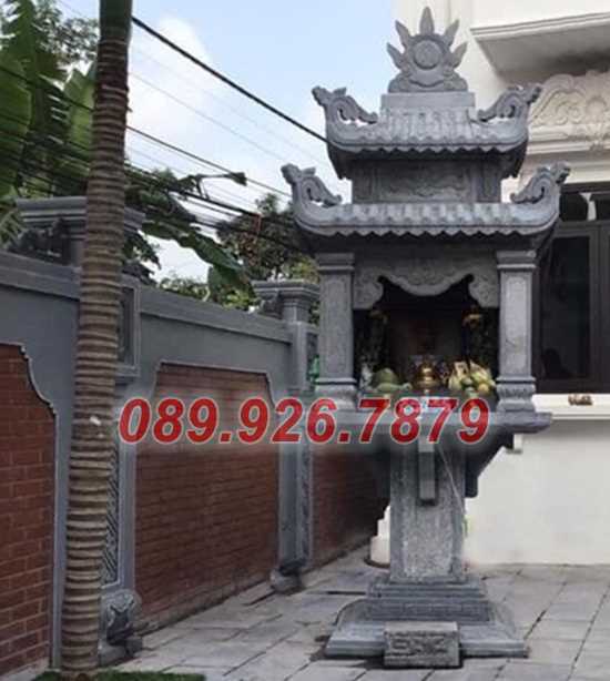 Am Thờ - Mẫu bàn thờ thiên đá ngoài trời có mái che đep bán Vĩnh Long