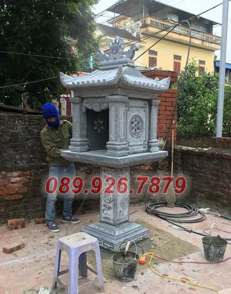 Am Thờ - Mẫu bàn thờ thiên đá ngoài trời có mái che đep bán Vĩnh Long