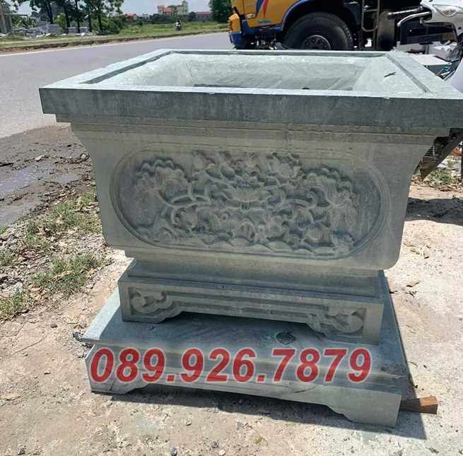 Mẫu bàn thờ đá khu lăng mộ đẹp bằng đá trắng , đá xanh bán Long An