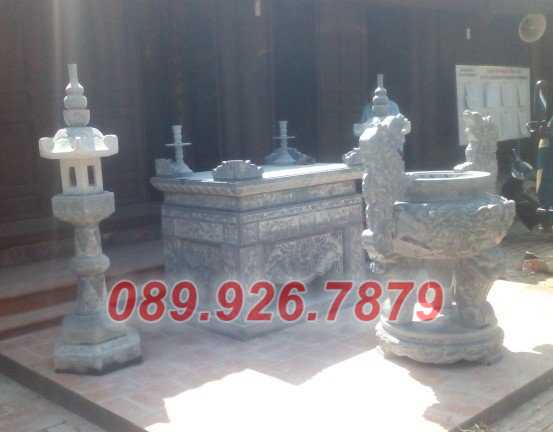 Bàn lễ đá - Mẫu bàn lễ bằng đá xanh đẹp bán Hậu Giang
