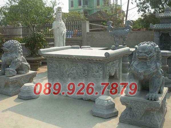 Mẫu bàn thờ bằng đá đẹp bán Bạc Liêu - Mẫu bàn thờ đá đến miếu đẹp
