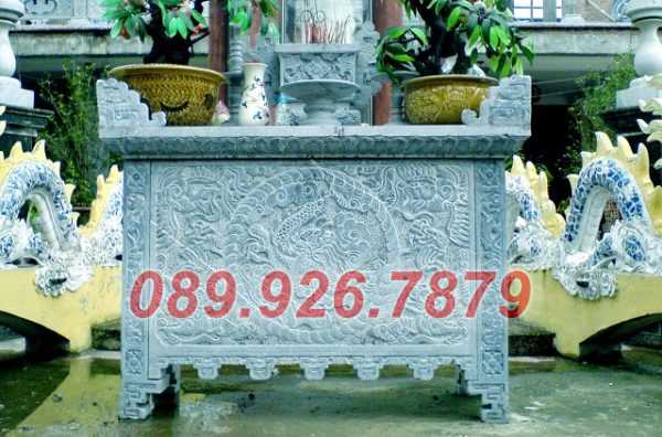 Mẫu bàn thờ bằng đá đẹp bán Bạc Liêu - Mẫu bàn thờ đá đến miếu đẹp