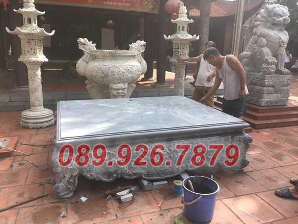 Bàn lễ đá - Mẫu bàn lễ đá đặt trước lăng mộ đá đẹp bán Đồng Nai