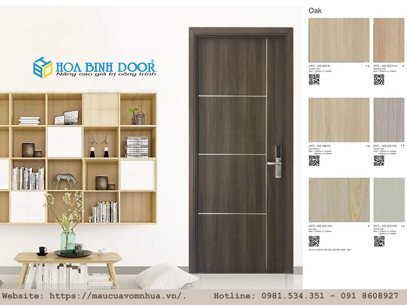 Giá cửa gỗ tại Bình Thạnh - Cửa gỗ công nghiệp MDF