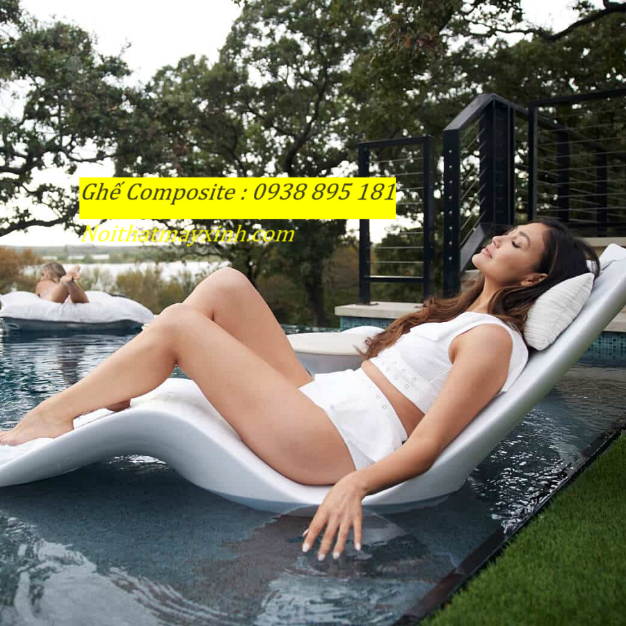 Ghế hồ bơi composite ngoài trời giá rẻ tại sài gòn