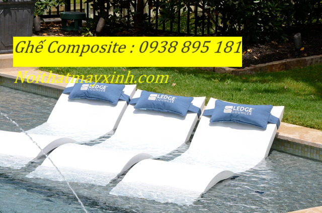 Ghế hồ bơi composite cho resort khách sạn cao cấp