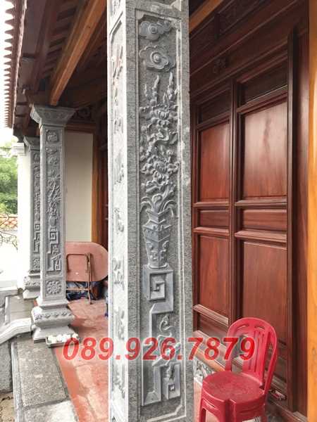 Cột chùa đá - Mẫu cột chùa miếu đình bằng đá đẹp bán Lâm Đồng