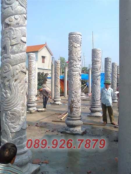 Cột đá lăng mộ - Mẫu cột đá khu lăng mộ đẹp bán Ninh Thuận