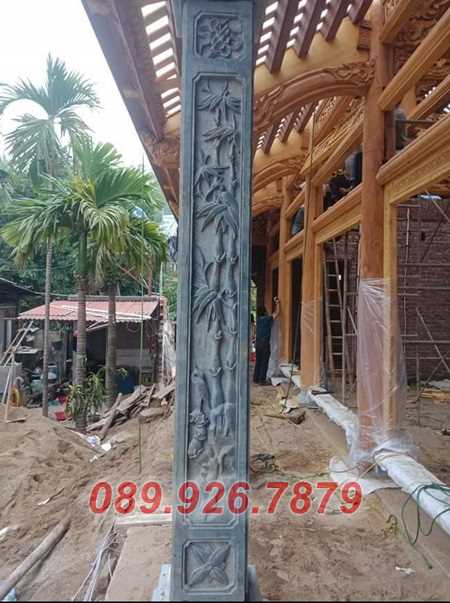 Cột đá lăng mộ - Mẫu cột đá khu lăng mộ đẹp bán Ninh Thuận