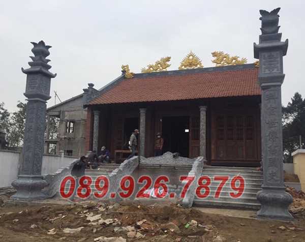 Cột đá lăng mộ - Mẫu cột đá khu lăng mộ đẹp bán Ninh Thuận