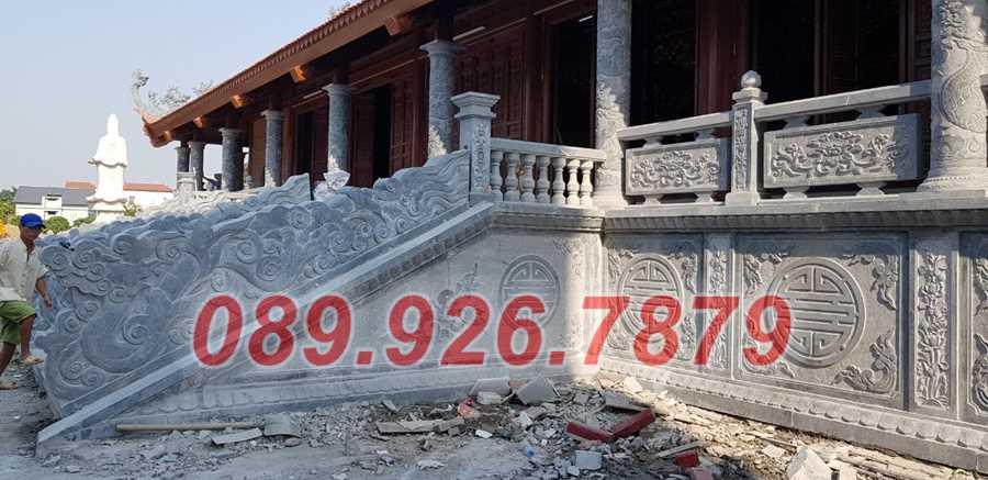 Cột đá lăng mộ - Mẫu cột đá khu lăng mộ đẹp bán Ninh Thuận