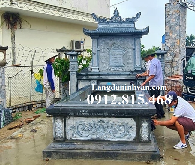 Mẫu mộ đá một mái đẹp bán tại Thành Phố Hồ Chí Minh 59HCM