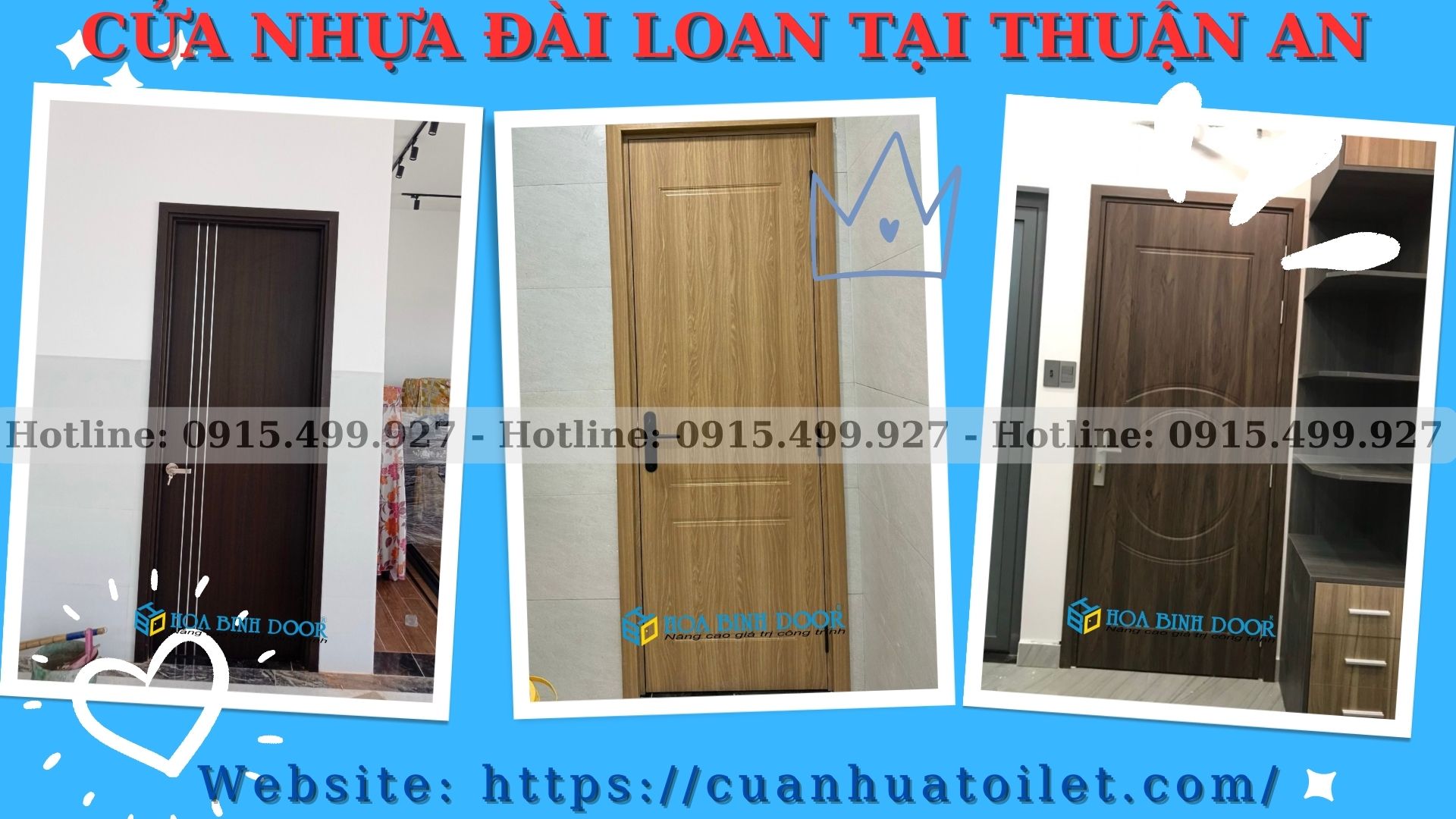 Cửa nhựa Composite tại Thuận An - Cửa nhựa giả gỗ