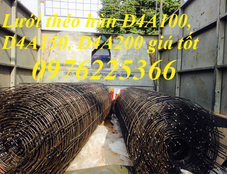 Lưới thép hàn cuộn 100x100, Lưới thép hàn D4a100x100