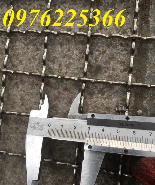 Giá lưới đan inox ô 2 phân , Lưới đan inox 304 mắt 2cm x 2cm