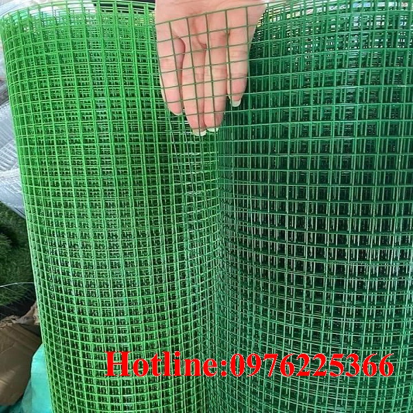 Lưới thép bọc nhựa hàn chập không gỉ /Lưới kẽm bọc nhựa