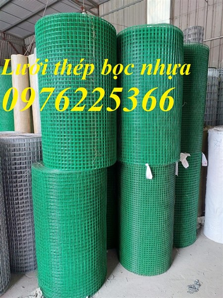 Lưới thép bọc nhựa hàn chập không gỉ /Lưới kẽm bọc nhựa