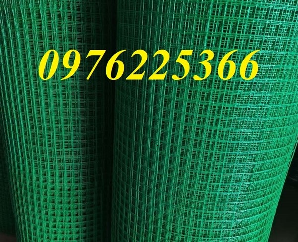 Lưới thép bọc nhựa hàn chập không gỉ /Lưới kẽm bọc nhựa